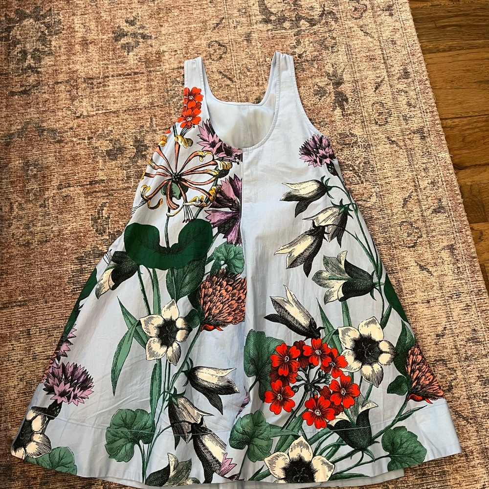 Anthropologie Maeve Keiko Blue Mini Dress NWOT size XXS